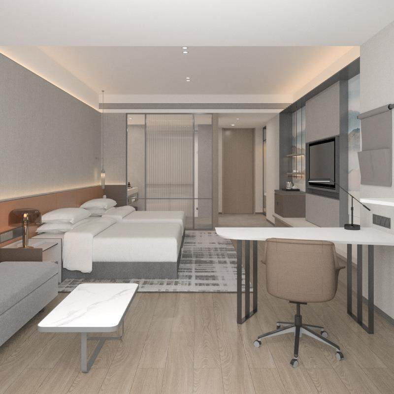 现代简约宾馆酒店家具标间大床房全套民宿公寓客房样板间 定 制,淘宝优惠券,粉丝福利购,淘宝优惠卷