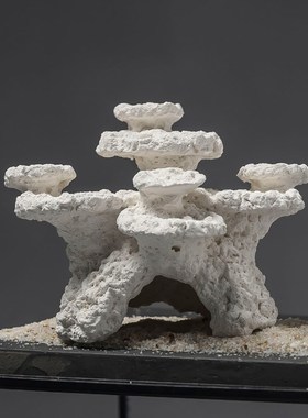 FOT陶瓷工艺人工死石高透水培菌海缸人工珊瑚石鱼缸造景装饰摆件