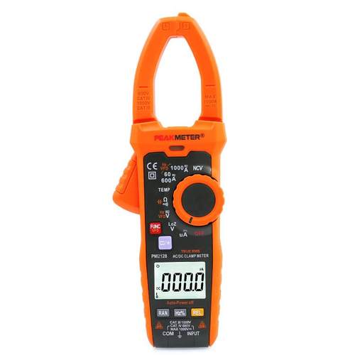 华谊PM2128钳形表1000A数字万用表数显交直流电流表高精度钳流表 - 图3