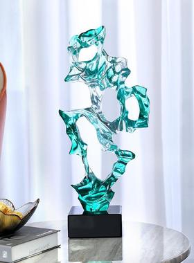 新中式湖光山色JR2366摆件关书气房客玄厅酒柜装饰品奢轻大国风家