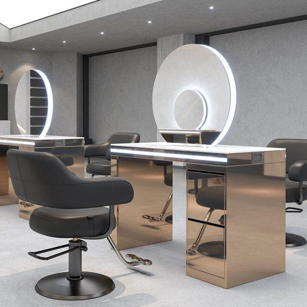 网红理发店发廊专用镜台美发店镜子台式双面镜影楼美容不锈钢化妆,淘宝优惠券,粉丝福利购,淘宝优惠卷