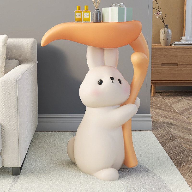 韵灿兔子客厅大型落地摆件家居饰品电视柜沙发旁茶几床头乔迁礼物,淘宝优惠券,粉丝福利购,淘宝优惠卷