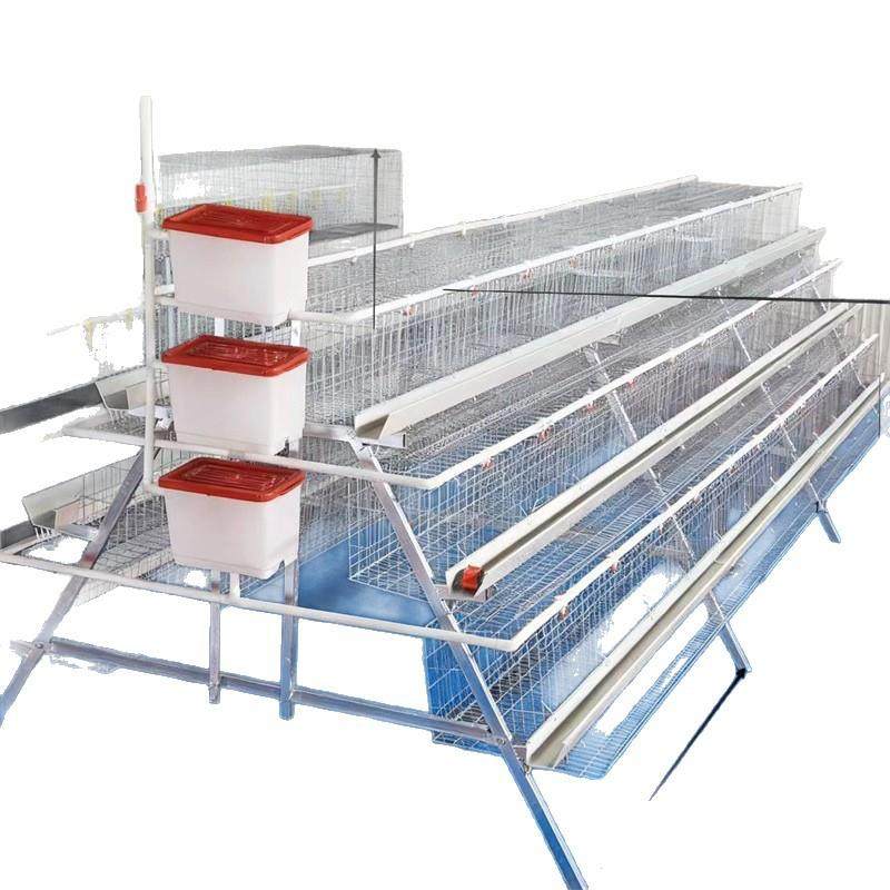 A型养殖鸡笼三层四门阶梯式热镀锌蛋鸡笼养殖场养鸡设备厂家,淘宝优惠券,粉丝福利购,淘宝优惠卷
