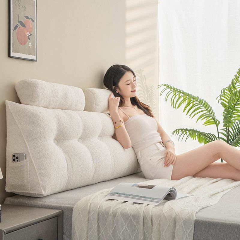 头泰迪绒三角床靠靠垫靠枕包卧软室床上防撞护腰枕榻榻米沙476693,淘宝优惠券,粉丝福利购,淘宝优惠卷