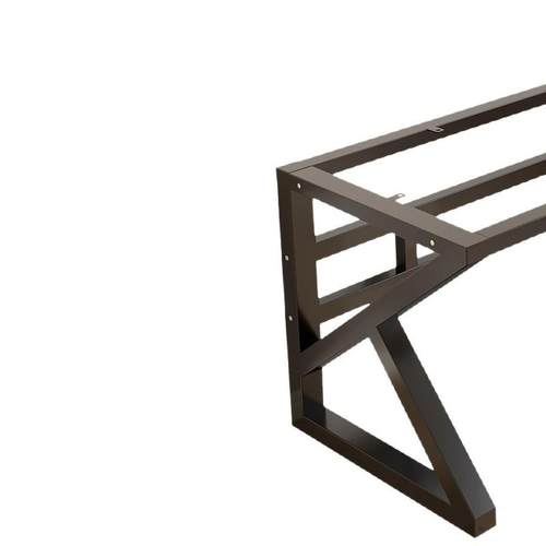 桌座ZVV腿支架钢铁艺桌脚撑支架书桌办公桌岩板架餐桌腿底架子桌 - 图3