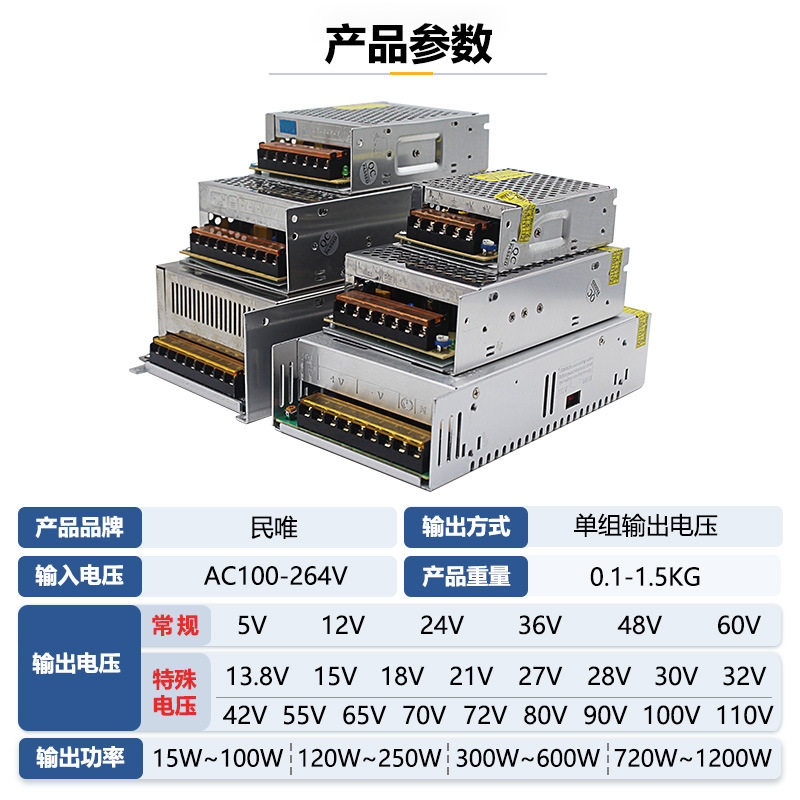 AC110-220 to DC monitoring and security converter