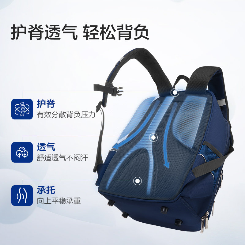 爱华仕太空舱书包新款小学生女大容量三到六年级护脊儿童双肩包男,淘宝优惠券,粉丝福利购,淘宝优惠卷