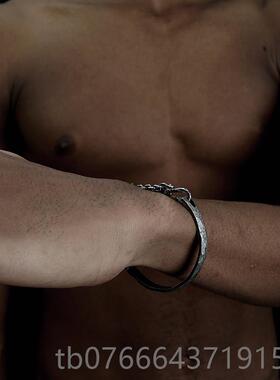 正品VIXTORM Hammer925 纯银手镯 原创设计个性 机械款暗黑系列半