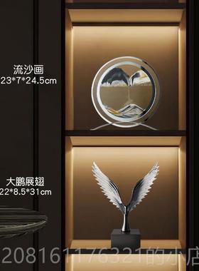 正品轻大鹏展翅电视柜家厅办公室桌面大展居宏图酒柜装饰品鹰奢客