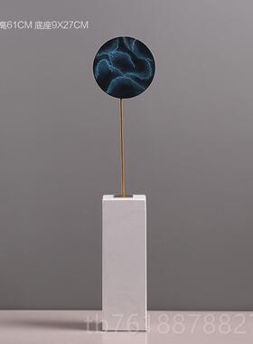 正品现代简约摆意金属件创客厅关办公室电视柜样板间轻玄奢家居装