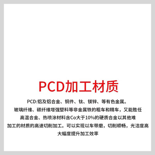 金刚石刀片镜面铜铝菱形CCGT/CCMT120402/120404/120408 PCD/CBN - 图2