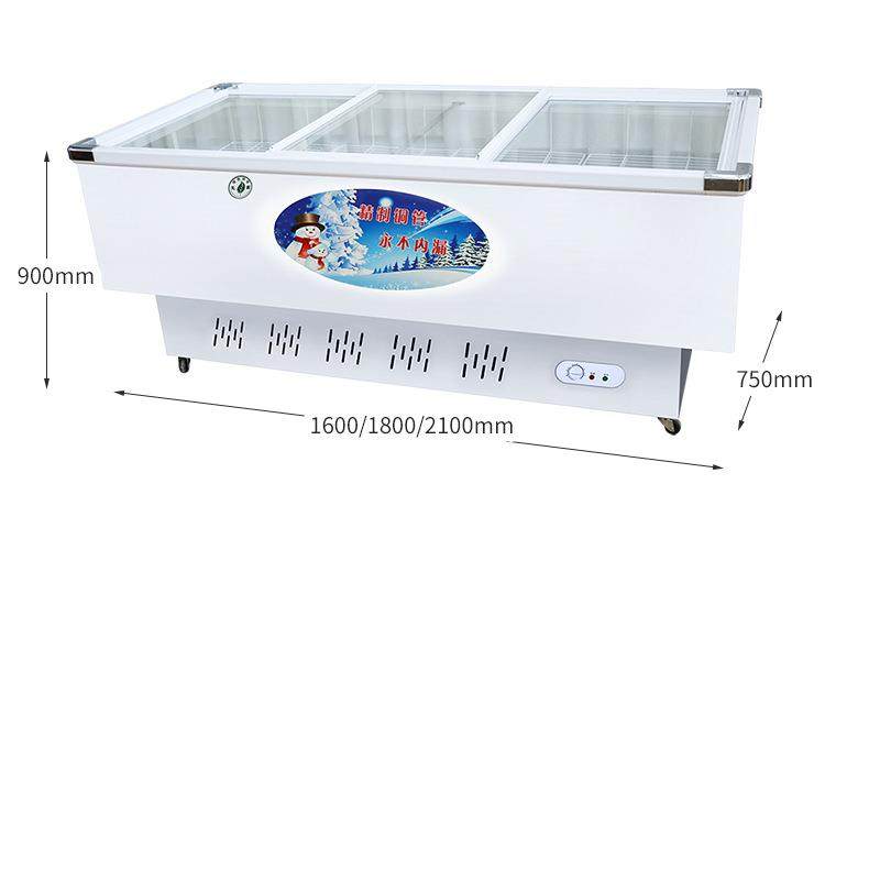 铜管冰柜商用大容量卧式岛柜雪糕柜保鲜展示柜海鲜展示柜冷藏冷冻,淘宝优惠券,粉丝福利购,淘宝优惠卷