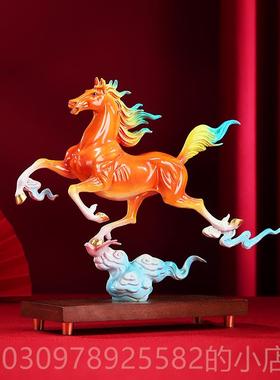 高档黄铜马踏飞燕摆送件家居桌面公室商务礼品开业办铺店同事礼摆