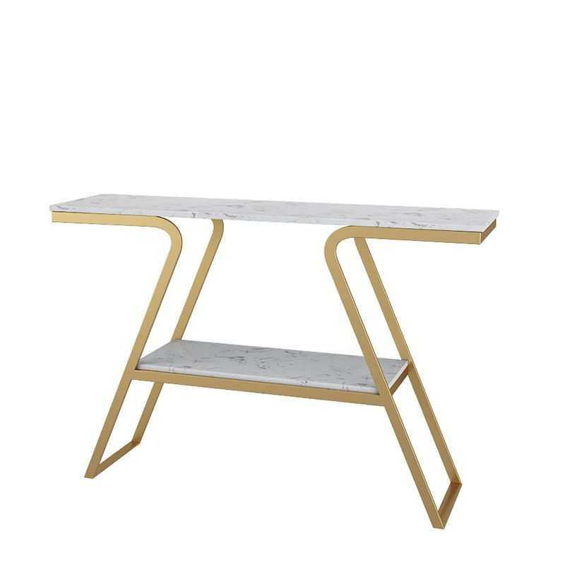 新中式轻奢大理石玄关桌客厅门厅铁艺玄关柜条案简约端景玄关台,淘宝优惠券,粉丝福利购,淘宝优惠卷