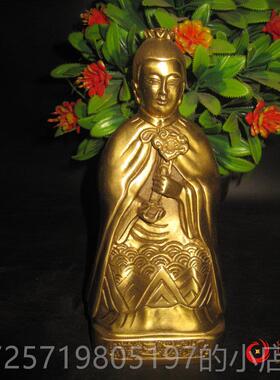 高档黄三太爷黄三太黄霸神佛奶像古典人物铜桌面天艺术摆件工艺品