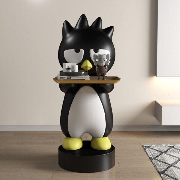 酷企鹅落地摆件电视柜客厅沙发旁边艺术大型装饰网红大号创意迎宾,淘宝优惠券,粉丝福利购,淘宝优惠卷