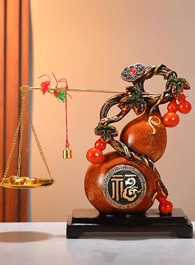 称心如创意树脂工艺芦客厅电视柜酒柜装意饰品客厅葫软称心如意装