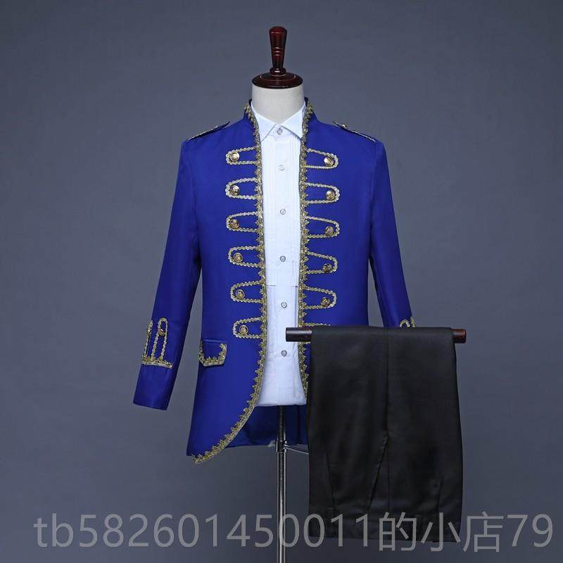 高档欧洲钮扣宫装表演服装男装男工作室主题持人燕尾演服舞台表服,淘宝优惠券,粉丝福利购,淘宝优惠卷