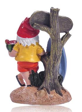 冲浪板侏儒夏日花园树脂工艺品摆件 侏儒花园装饰摆件雕像装饰品