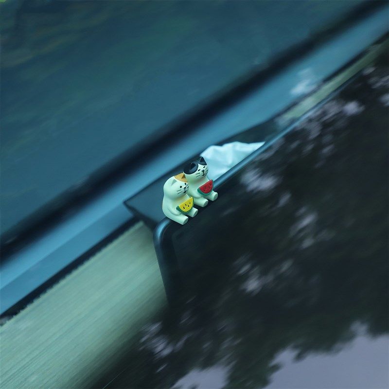 瓜好肚圆可爱治愈系吃西瓜猫车载装饰小摆件送朋友祝福创意好礼品,淘宝优惠券,粉丝福利购,淘宝优惠卷