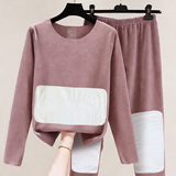 女士贴身加厚加绒贴片保暖内衣劵后23.9元包邮