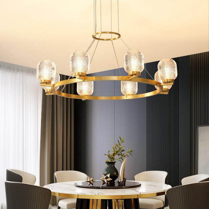 天亨全铜水晶吊灯轻奢客厅吊灯卧室餐厅别墅高档大气简约现代吊灯,淘宝优惠券,粉丝福利购,淘宝优惠卷