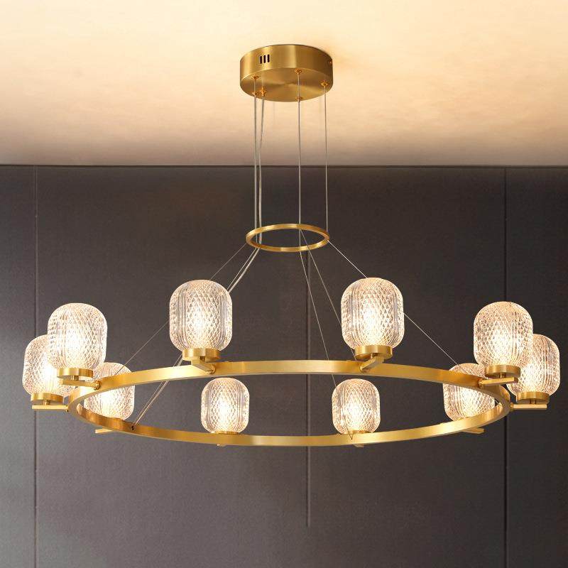 天亨全铜水晶吊灯轻奢客厅吊灯卧室餐厅别墅高档大气简约现代吊灯,淘宝优惠券,粉丝福利购,淘宝优惠卷