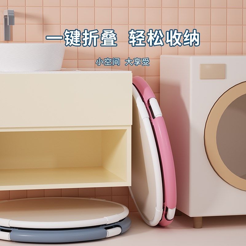 儿童泡澡桶婴儿宝宝游泳桶折叠加厚沐浴桶小孩家用可坐洗澡桶,淘宝优惠券,粉丝福利购,淘宝优惠卷