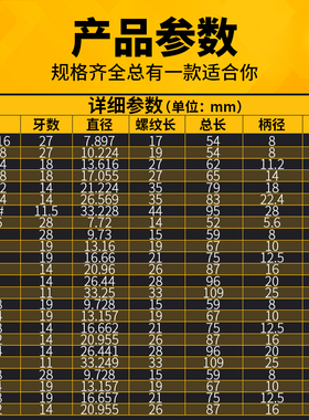 管螺纹螺旋丝锥G ZG NPT RC PT Z RP BSP 1/16 1/8 1/4 1/2 3/4 1