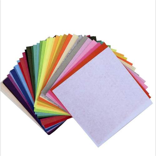 手工彩色diy不织布材料包布艺面料40色 - 图3