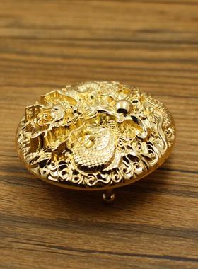 黄铜龙头平滑扣皮带扣头板扣古巴扣自动扣 DIY风尘扣财布扣皮带头