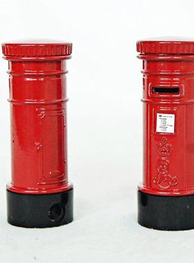 热销创意学习用具铅笔刨锌合金老爷车双层巴士英伦邮筒模型摆件