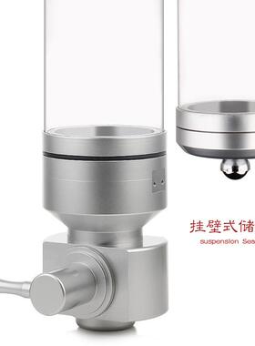 挂壁式玻璃储豆罐 咖啡豆展示架 咖啡豆展示罐商用圆形密封罐
