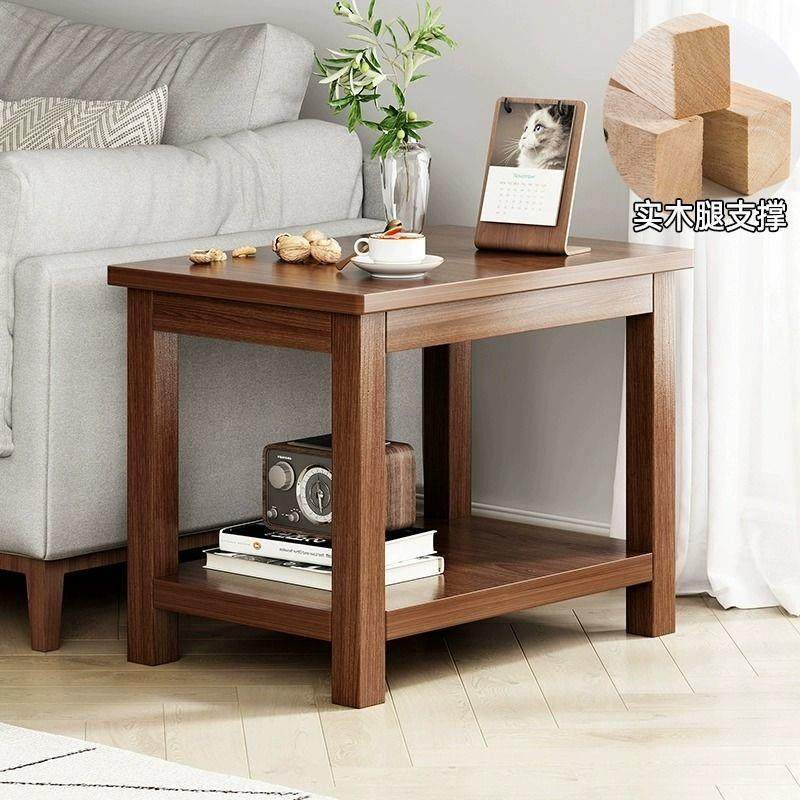 边几沙发边柜客厅家用简约现代小茶几桌子阳台正方形纯实木小方桌,淘宝优惠券,粉丝福利购,淘宝优惠卷
