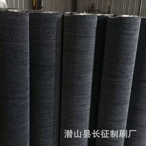 厂家供应抛光打磨毛刷辊耐磨工业机械金属除锈清洁钢丝刷辊滚刷 - 图0