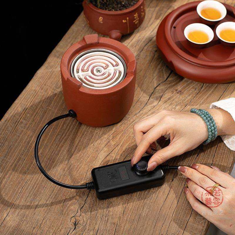 煮茶炉电炭炉电炉丝茶炉电热丝碳炉红泥家用工夫茶小火炉烧水茶具,淘宝优惠券,粉丝福利购,淘宝优惠卷