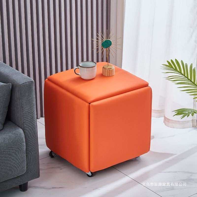 北欧网红收纳凳换鞋凳多功能小凳子可折叠板凳魔方凳五合一组合凳,淘宝优惠券,粉丝福利购,淘宝优惠卷