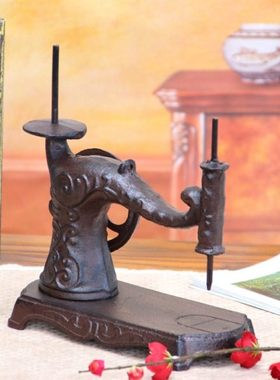 格嘉睿尔复古铸铁工艺品酒吧会所庭院家居装饰缝纫机摆件