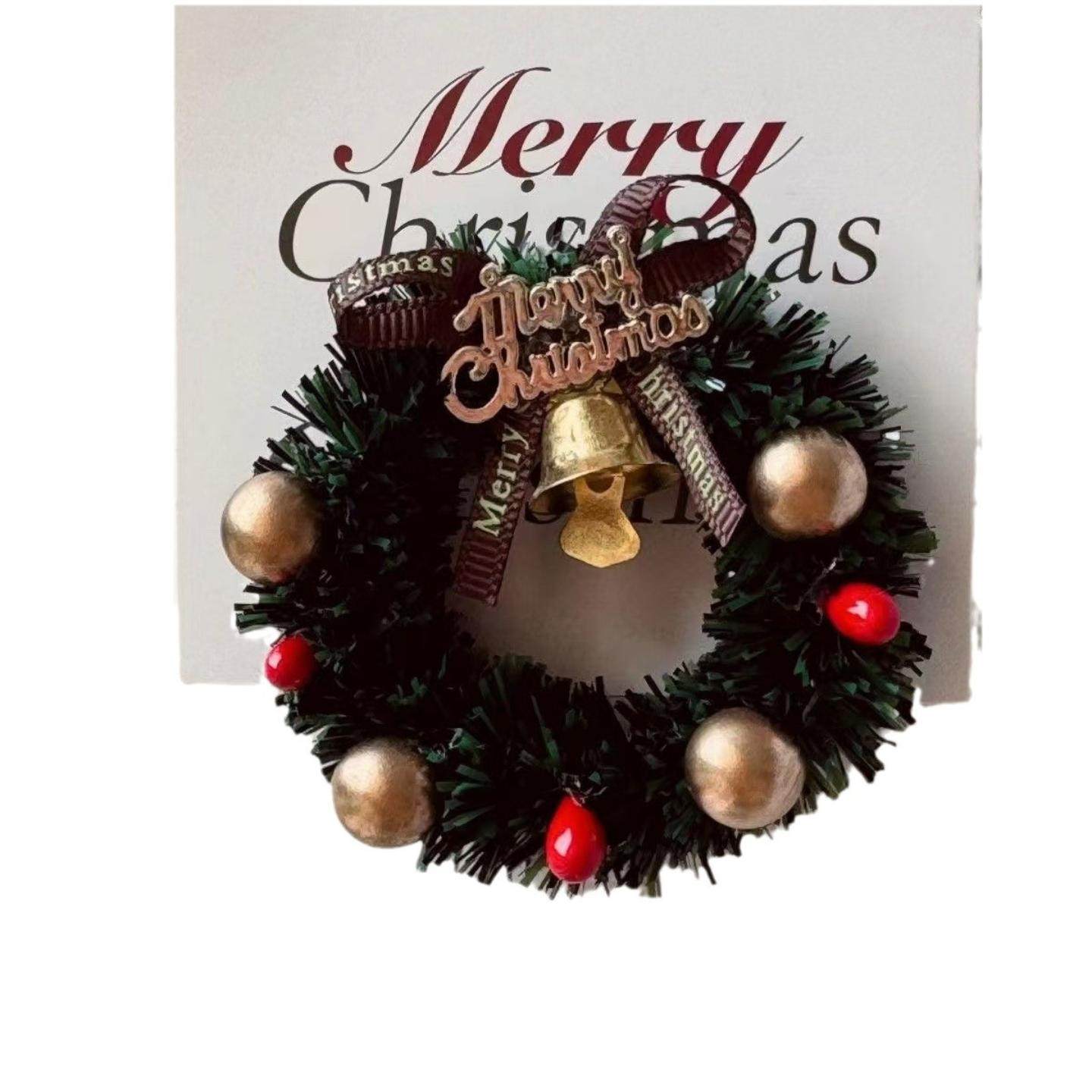 立体圣诞花环冰箱贴微景观场景小屋装饰磁性贴黑板,淘宝优惠券,粉丝福利购,淘宝优惠卷