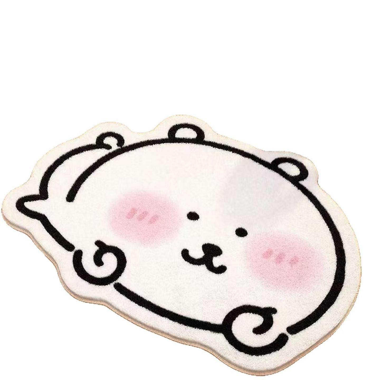 卡通风异形仿羊绒浴室地垫进门入户门垫家用加厚防滑脚垫,淘宝优惠券,粉丝福利购,淘宝优惠卷