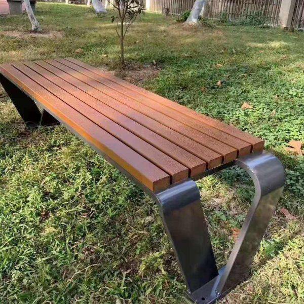 户外不锈钢铁艺焊接公园长排椅庭院小区园林广场休闲塑木棋牌桌凳,淘宝优惠券,粉丝福利购,淘宝优惠卷