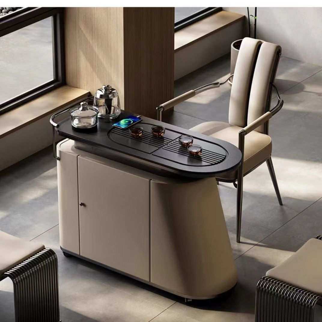 移动茶车阳台功夫茶桌乌金石茶台烧水壶一体茶水柜边几多功能,淘宝优惠券,粉丝福利购,淘宝优惠卷