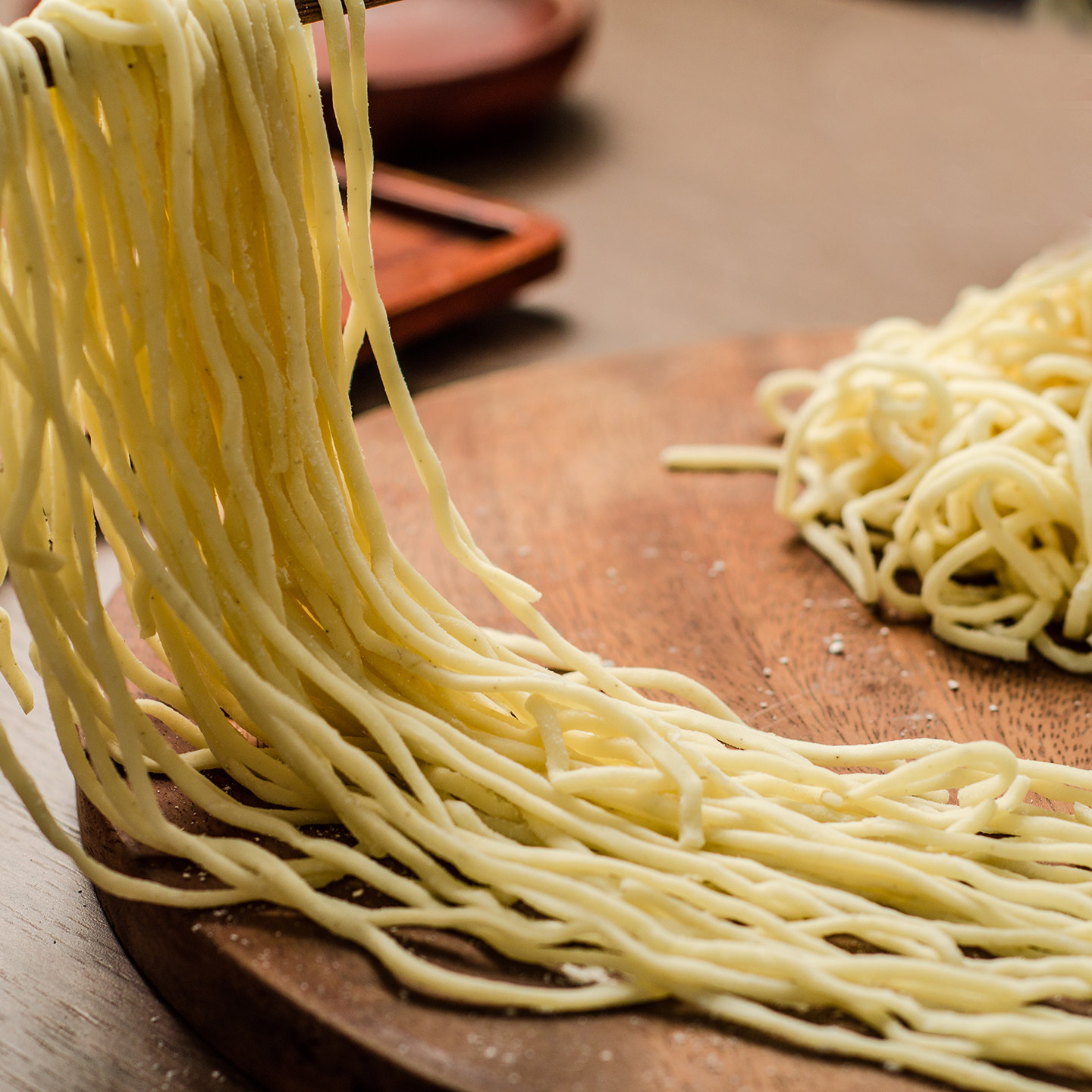 客家特产正宗梅县腌面手工面生晒面早餐面新鲜拌面方便快煮面条