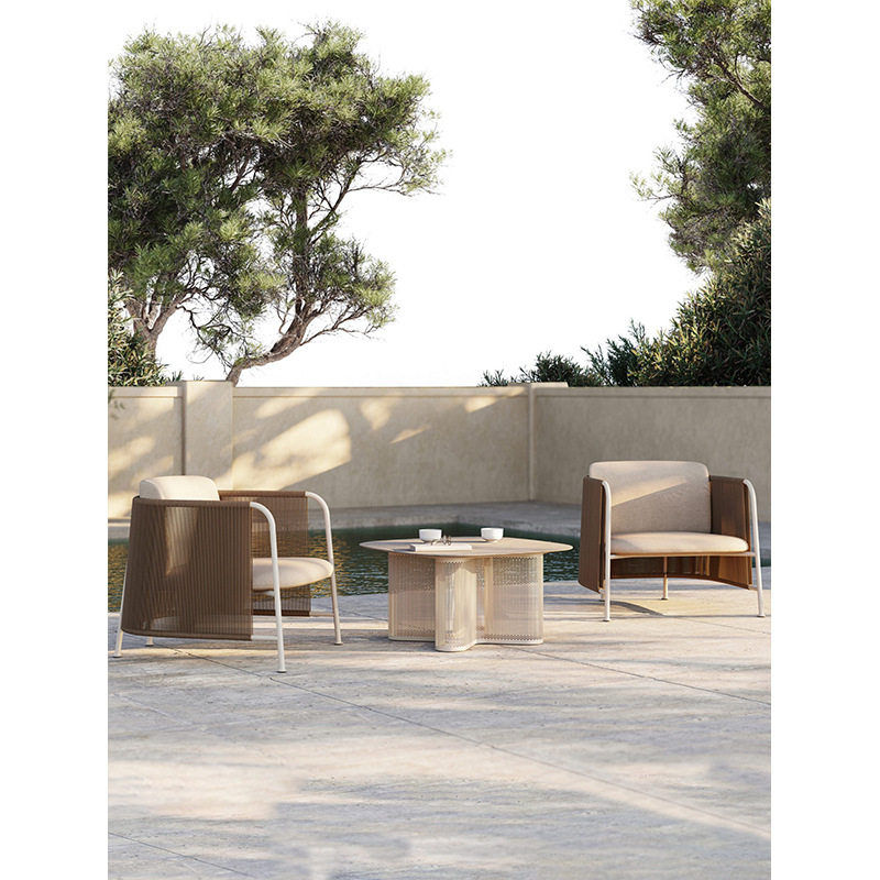 户外桌椅藤编创意庭院别墅露天藤椅防水防晒室外露台休闲花园家具,淘宝优惠券,粉丝福利购,淘宝优惠卷