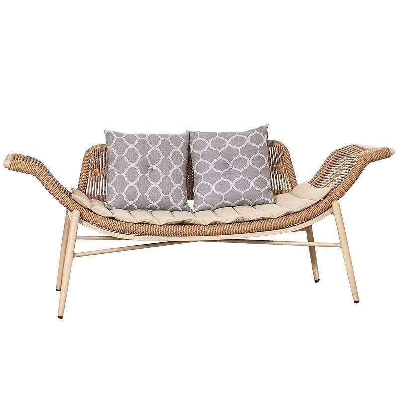 户外藤椅沙发椅双人阳台休闲椅简约客厅藤编庭院防水加高贵妃椅,淘宝优惠券,粉丝福利购,淘宝优惠卷