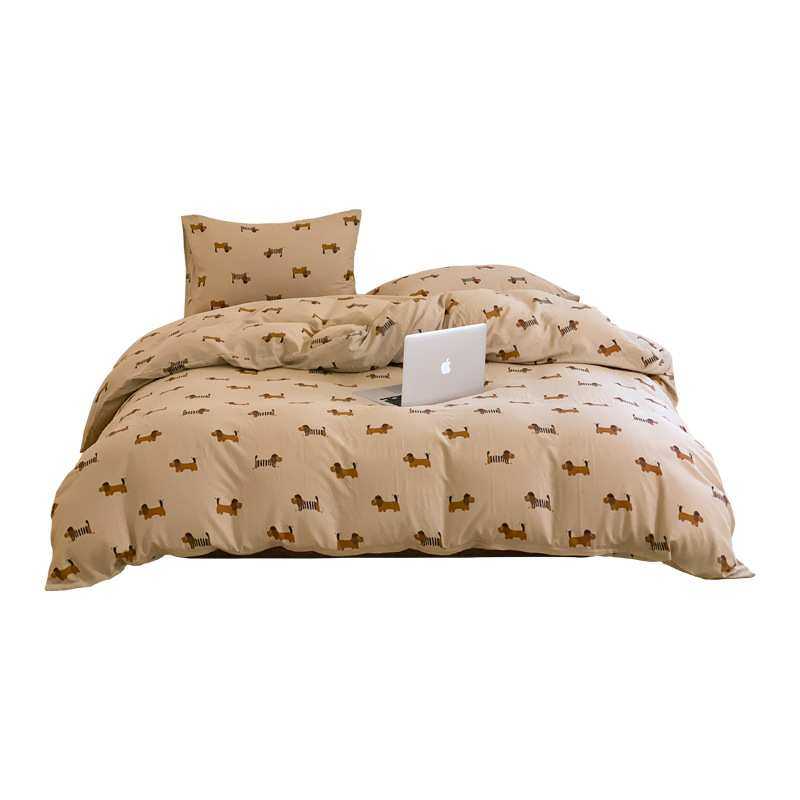 2025春夏新品纱布四件套全棉印花双层纱被套A类婴幼儿级床品套件,淘宝优惠券,粉丝福利购,淘宝优惠卷