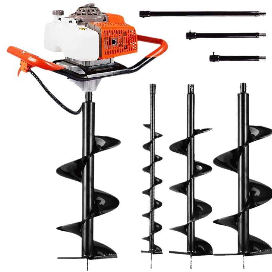 四冲程汽油地钻钻孔机果园栽树种植打洞钻孔打桩机手推电动挖坑机,淘宝优惠券,粉丝福利购,淘宝优惠卷