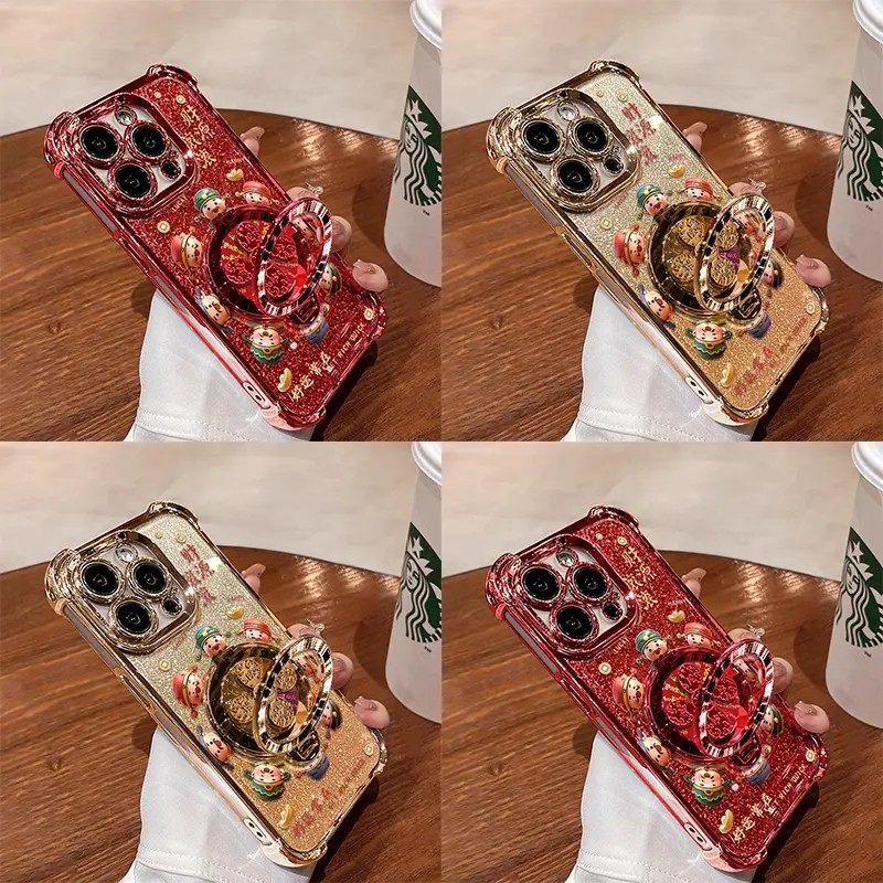 【下单立减50】风生水起财神适用iPhone16苹果17电镀防摔手机壳WZ,淘宝优惠券,粉丝福利购,淘宝优惠卷