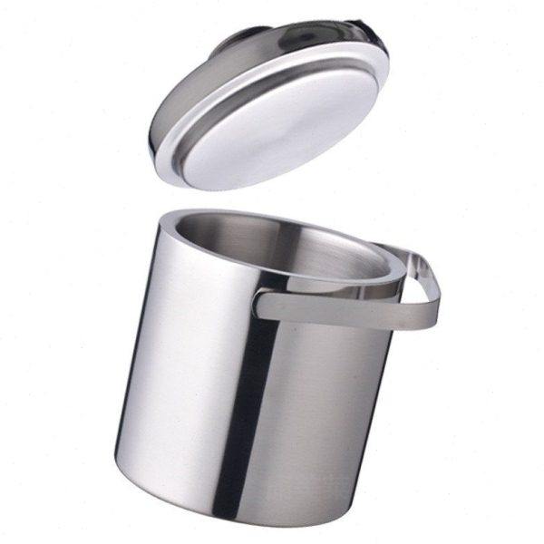 双层304不锈钢冰桶带提手圆形小啤酒桶酒吧工具冰粒冰夹香槟桶,淘宝优惠券,粉丝福利购,淘宝优惠卷