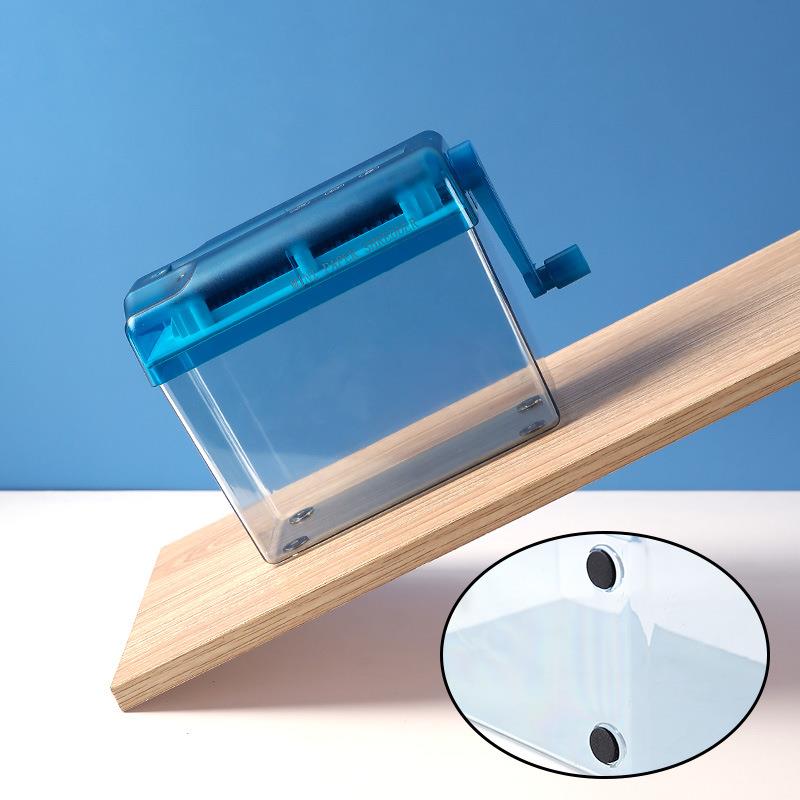 Desktop home manual shredder office hand-crank paper crusher A4 paper file strip paper cutting machine